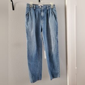 Reformation Baldwin Pleated Jeans, Size 28
